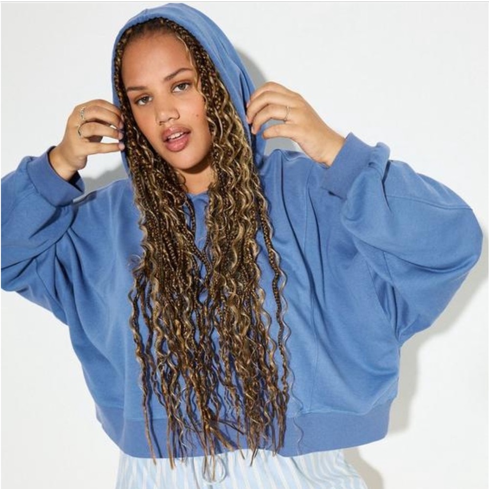 Torrid Lovesick Blue Women's Hoodie 1x